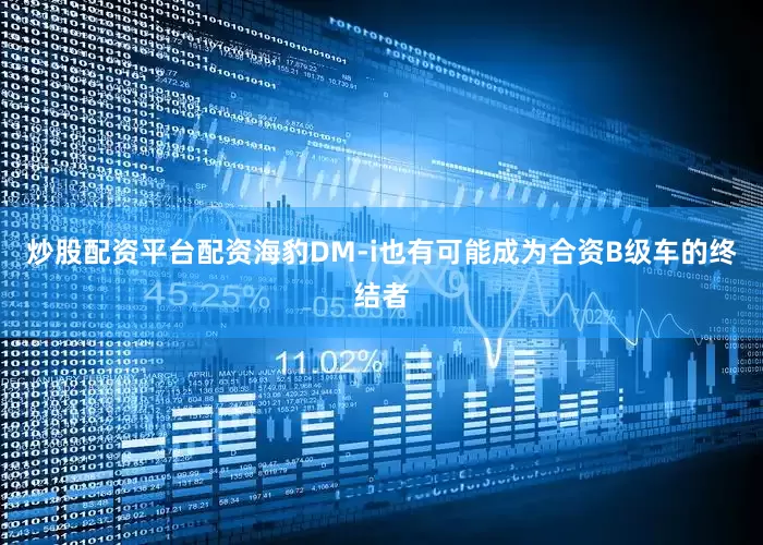 炒股配资平台配资海豹DM-i也有可能成为合资B级车的终结者