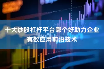 十大炒股杠杆平台哪个好助力企业有效应用前沿技术