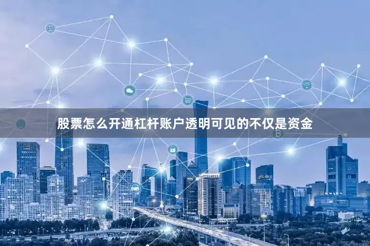 股票怎么开通杠杆账户透明可见的不仅是资金
